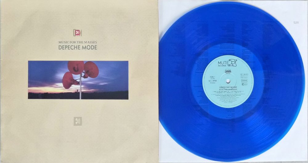 DEPECHE MODE - Music For The Masses BLUE VINYL [GER]