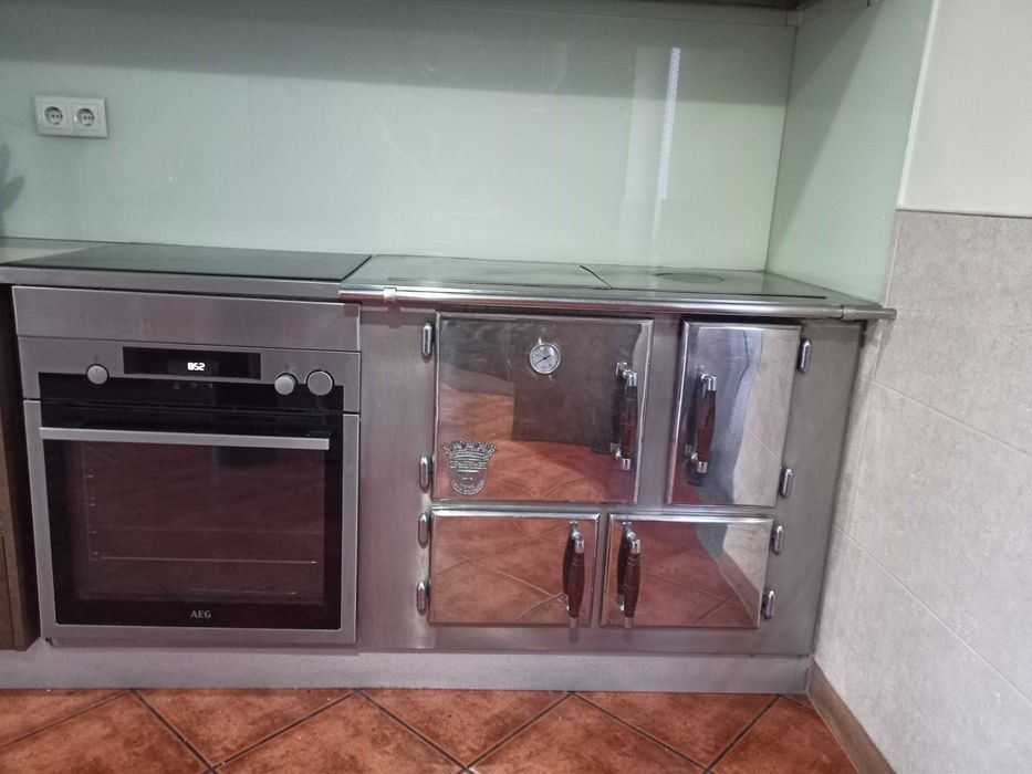 Fogão lenha em Inox
