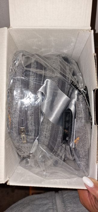 Assento para bebé - bebamour Hipseat 3 em 1 – Cinzento Claro