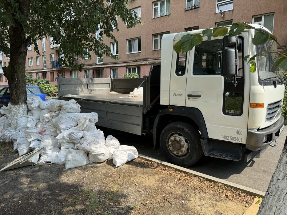 Доставка буд.матеріалів,вантажні перевезення,пісок,щебнь. Вивіз сміття