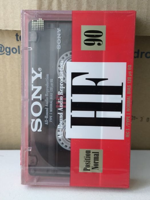 Kaseta magnetofonowa Sony HF 90 nowa folia audio