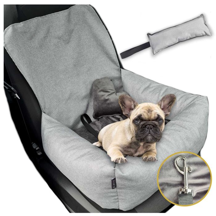 Fotelik samochodowy dla psa - EXCLUSIVE PLUS darmowa wysyłka + gratis