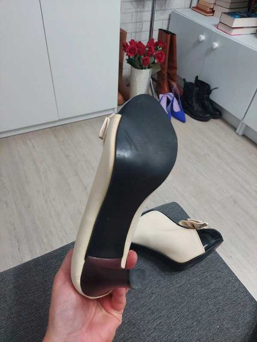 Piękne kobiece botki retro 37 Shein