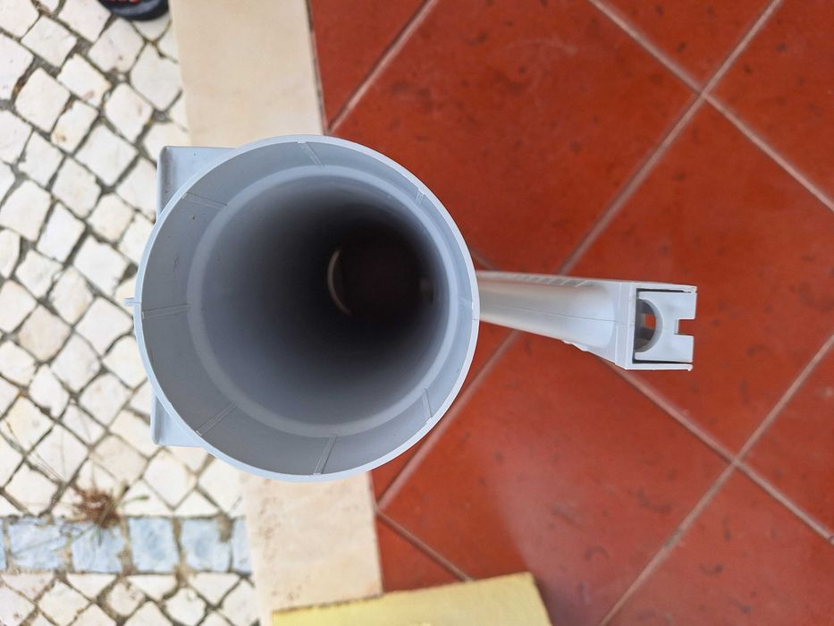 Caleira/grelha de 50cm com tubo incorporado