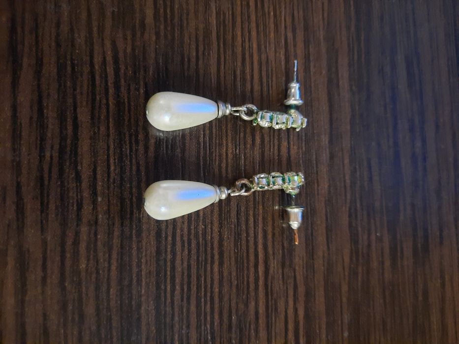 Серьги капельки сережки винтажные