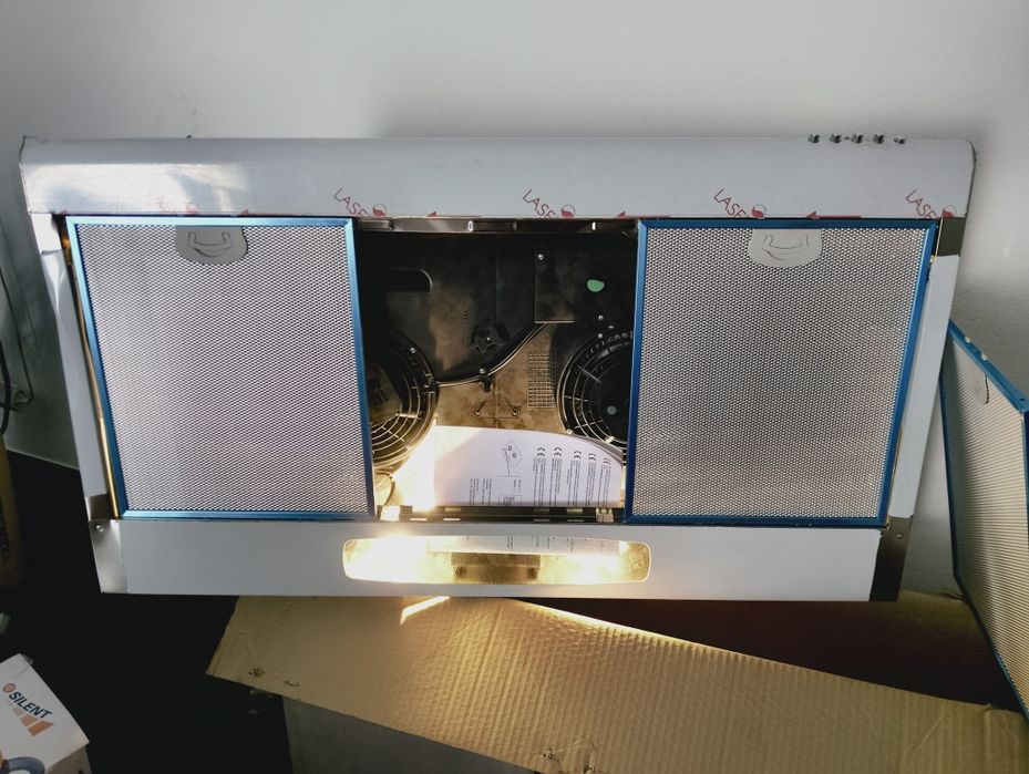 Exaustor Tecnogas 90cm inox 2 motores NOVO