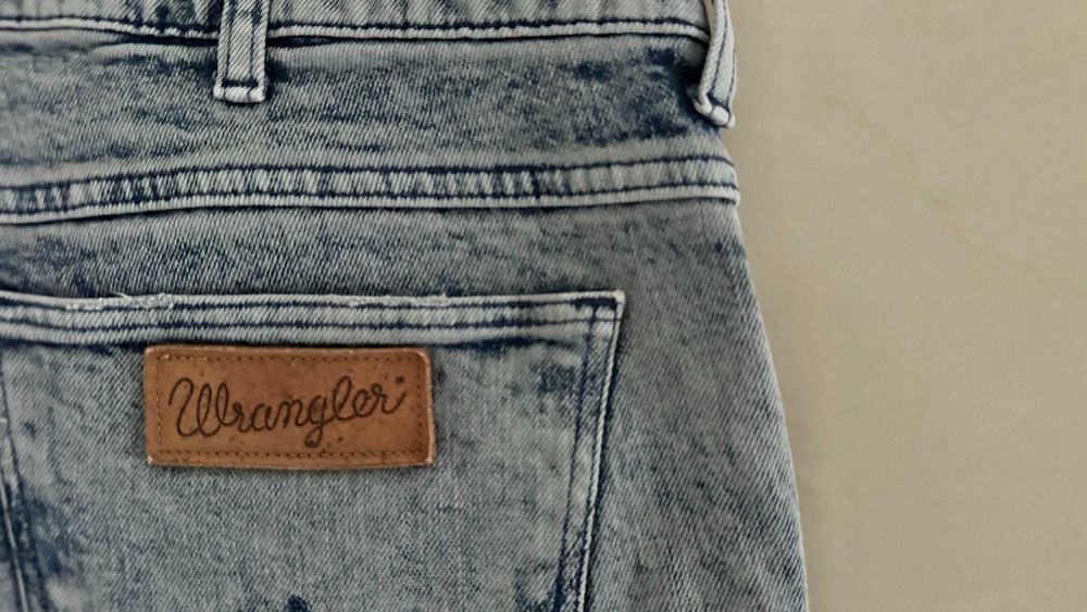 Wrangler Larston 36/32 Spodnie Piękne Slim