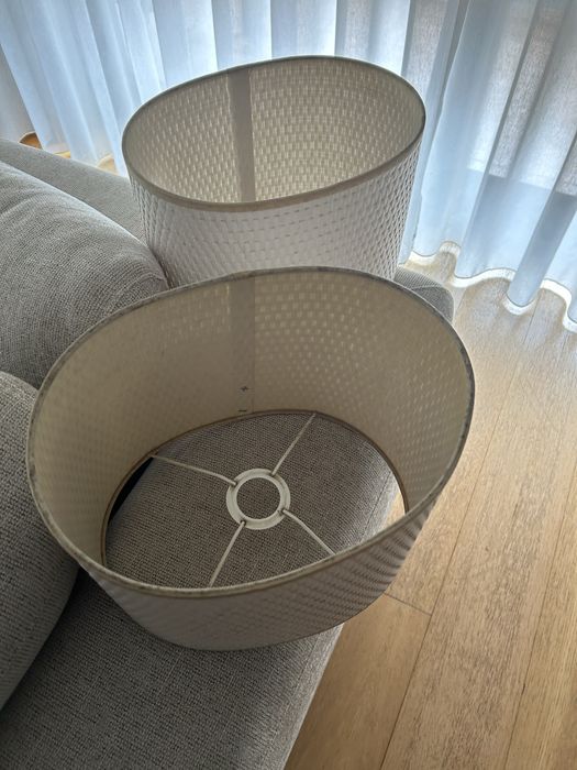 Dois abajur 30cmx22cm