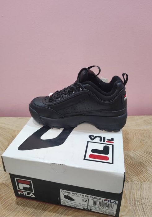 Buty dziecięce czarne Fila Disruptor II Premium 31 nowe oryginalne