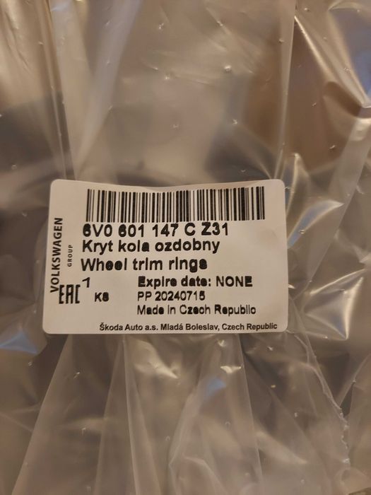 Kołpak skoda OE Oryginalne 15" srebny