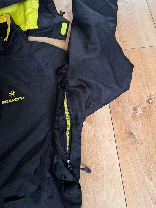 Kurtka narciarska męska czarna XL