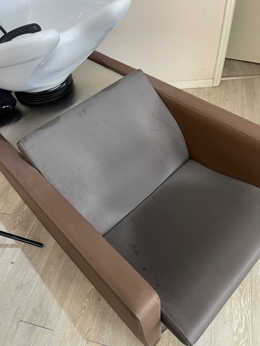 Rampa de lavagem de cabeleireiro