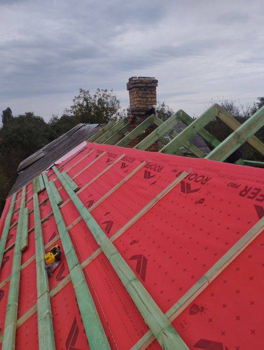 Покрівельні роботи, ринви, підшиви