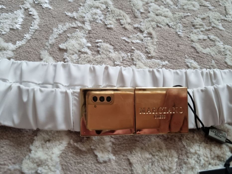 Пояс/ремень резинка белый Guess MARCIANO Оригинал! Новый!