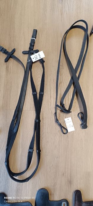 Sprzęt jeździecki, rączka do siodła, wodze, motylek do podogonie Daisy