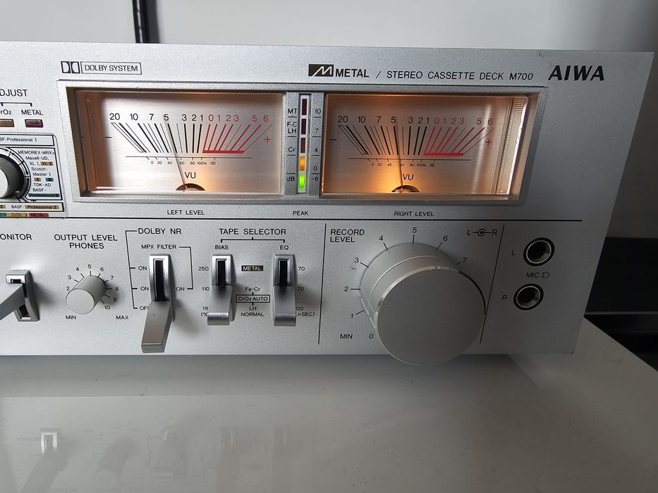 Magnetofon AIWA AD-M700E 3 głowice po serwisie