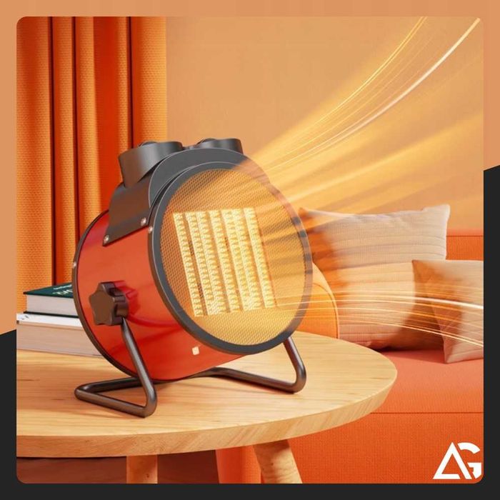 Nagrzewnica Elektryczna 3500w Termowentylator Grzejnik Z Teromstatem