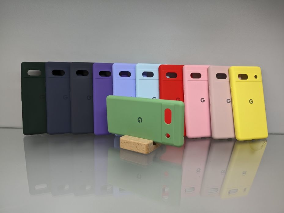 Google Pixel 7A Противоударный чехол з логотипом софт тач Чохол