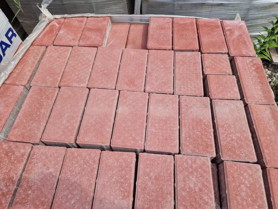 Kostka Brukowa Holland 4 cm Bordowy Prostokąt Jadar Promocja