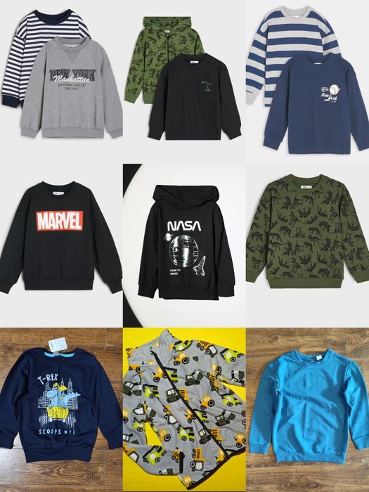 Костюмы, лонгсливы, регланы, свитшоты, спортивные штаны, трусы, пижамы