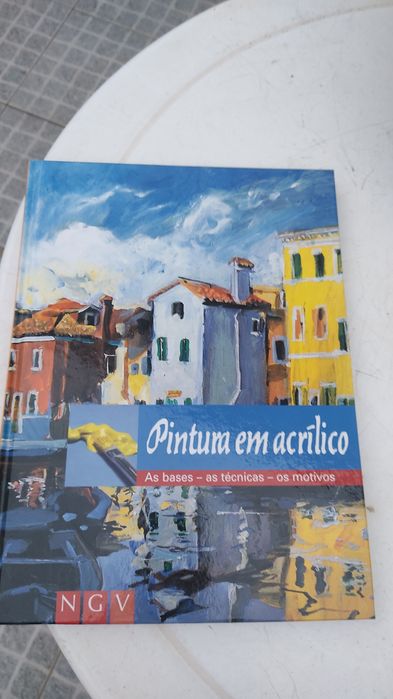Livro pintura em acrílico
