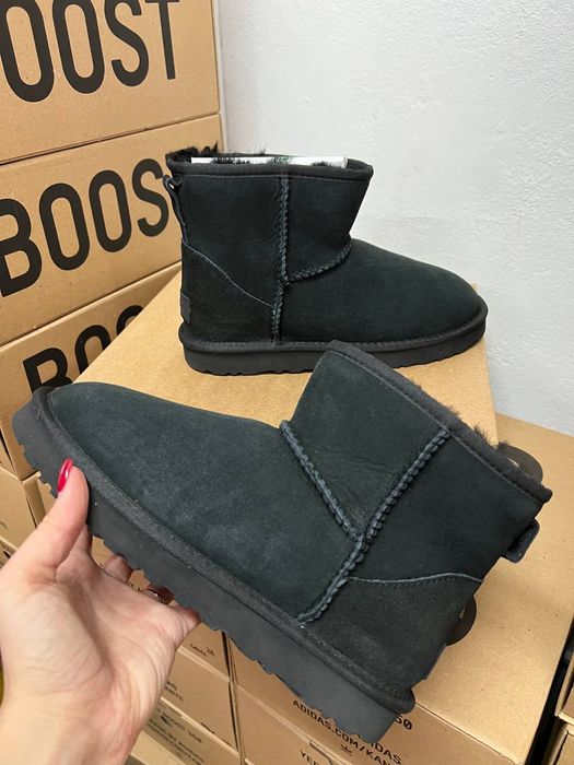 Уггі Чоловічі UGG Mini Black (Замша) Size 41 Новинка