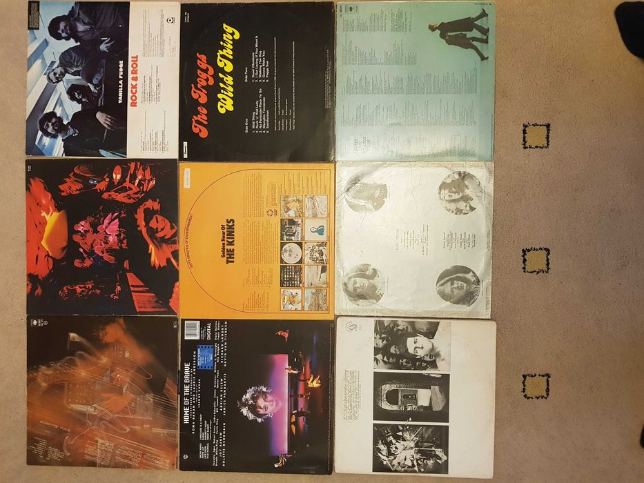 Zestaw płyt winylowych Vanilla Fudge, Genesis, The Kinks, CSNY i inne
