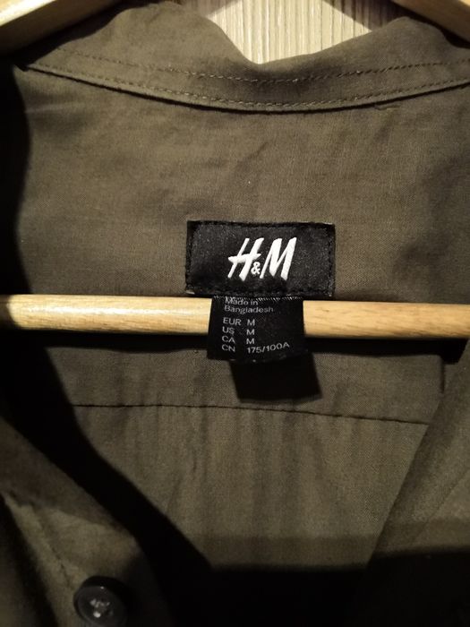 Koszula h&m zielona, khaki