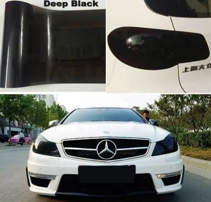 Тонувальна плівка на фари і стопи, антигравійна бронька 40см .