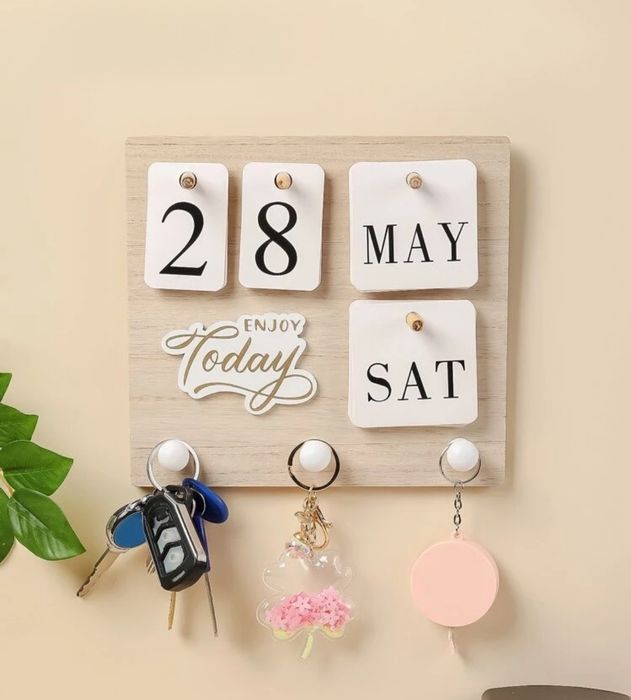 Chaveiro com calendário