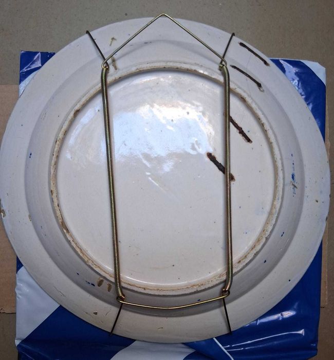 Prato em faiança com 34cm