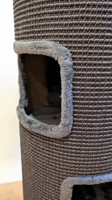 Zolux Drapak Dla Kota Wieża Beczka Z Sizalu Oliver Szary 115Cm DUŻA