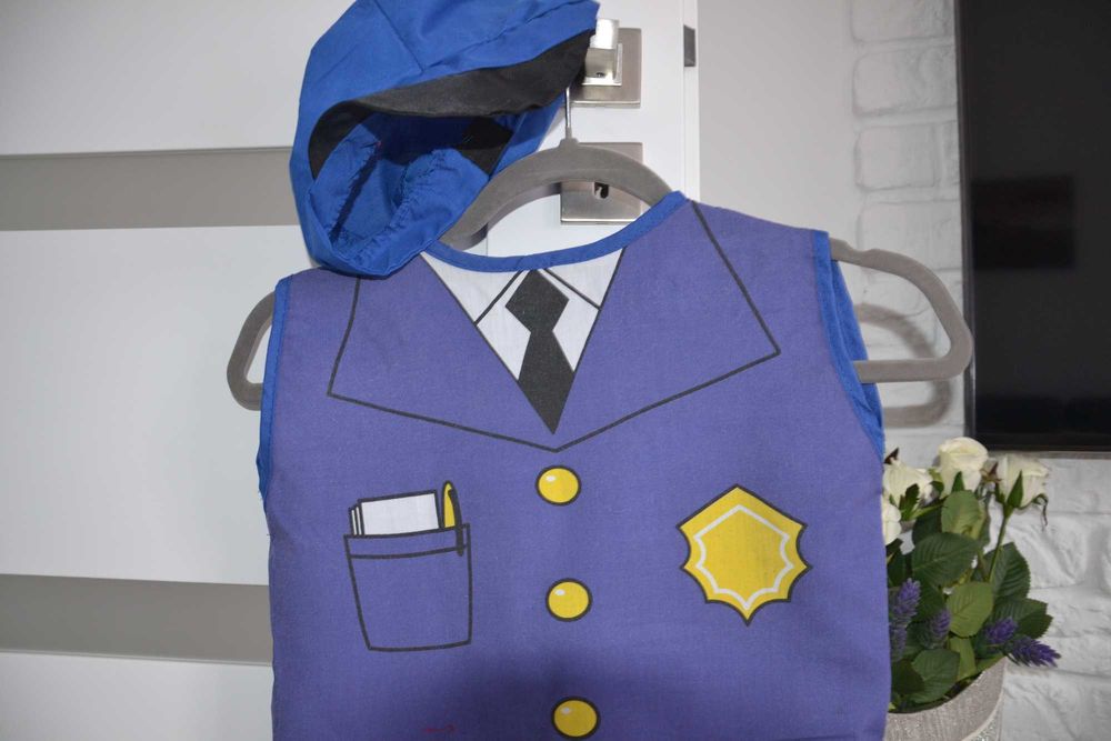 Strój Policjanta + czapka Bal karnawałowy