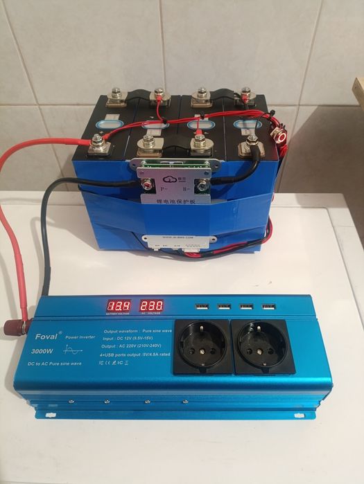 Акумуляторна збірка lifepo4 100Ah 12v
