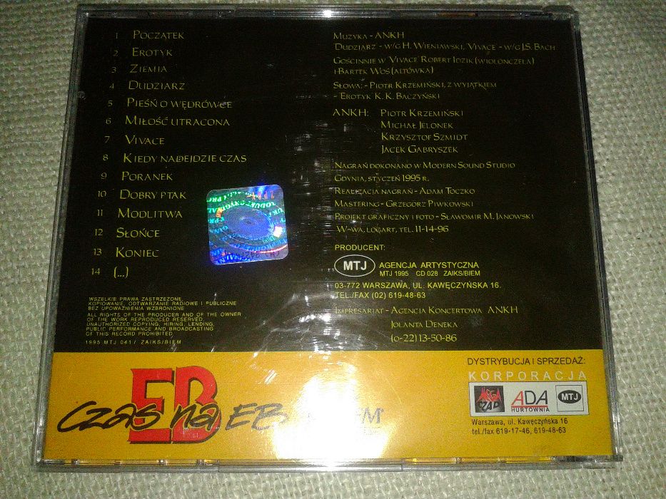 Ankh - Ziemia I Słońce CD