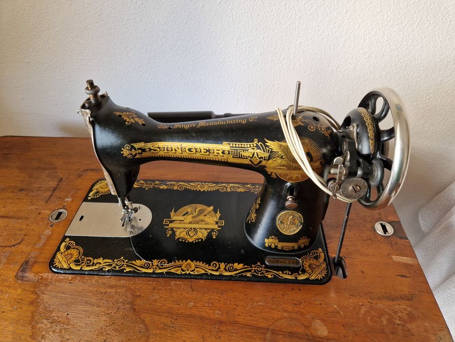 Máquina antiga de coser