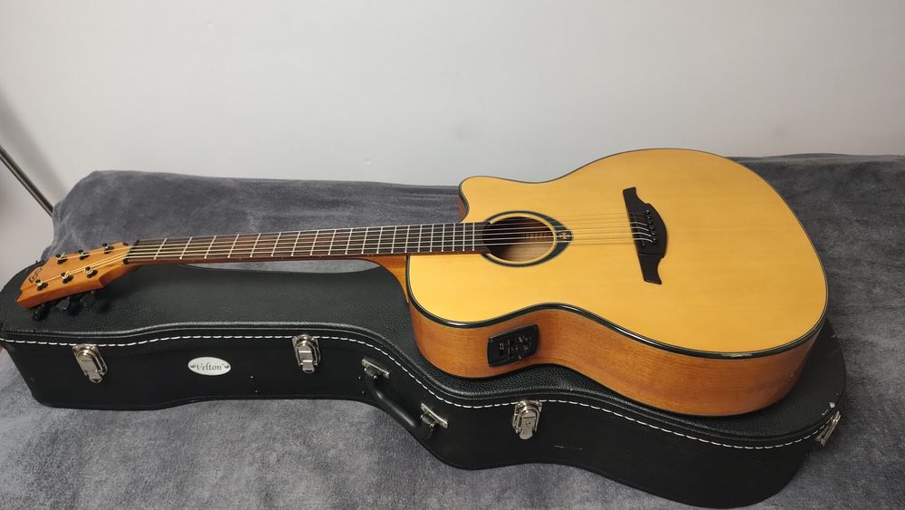 LAG T66ACE gitara elektroakustyczna CASE świetny instrument !!