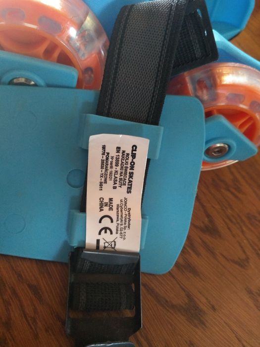 Rolki na buty świecące