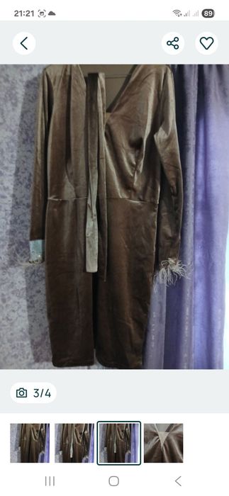 Очень красивая платье нарядне з велюра