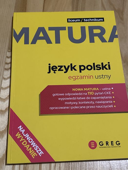Matura ustna 110 pytań