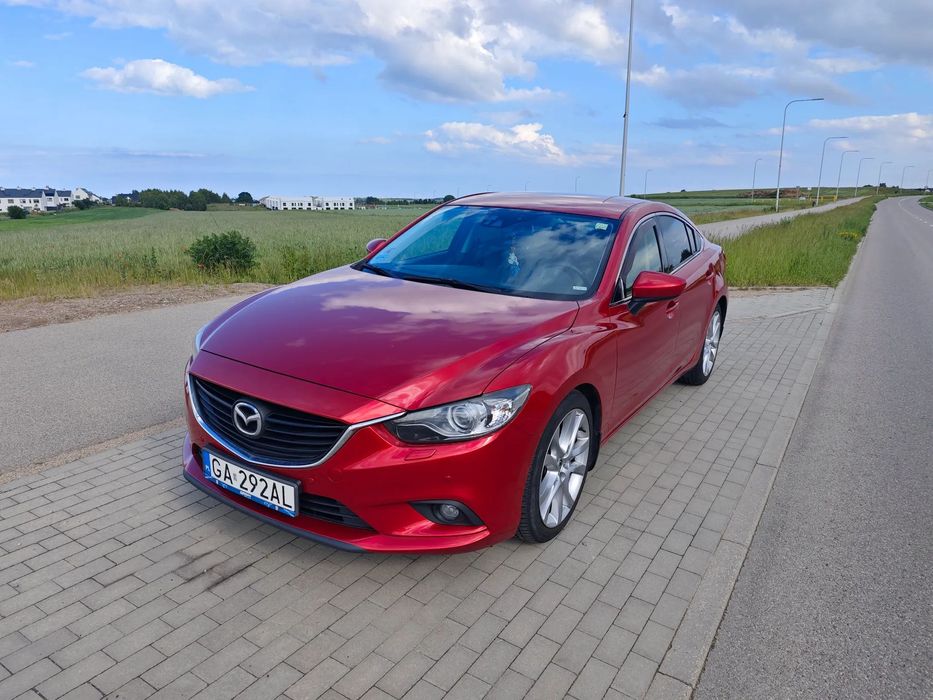 Mazda 6 Mazda 6, Sky Passion, Soul Red, serwisowany w ASO, bezwypadkowy