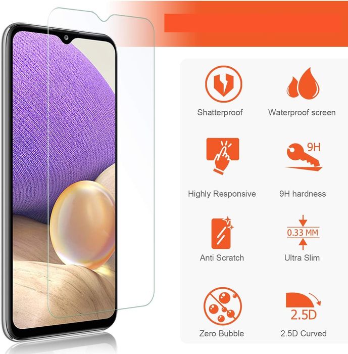 Ochronne Szkło Hartowane Samsung Galaxy A32 5G Ochrona Ekranu