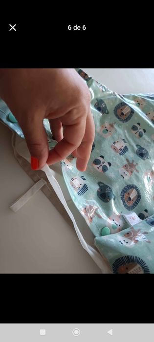 Cadeira da papa com capa personalizada