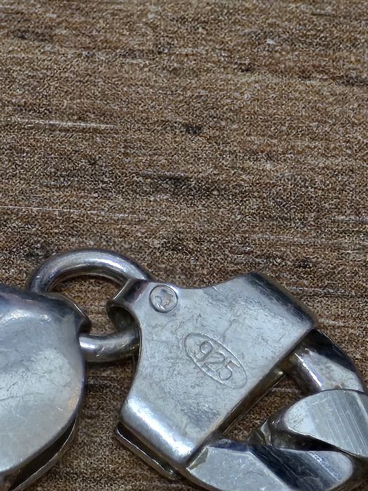 Łańcuszek srebrny pancerka