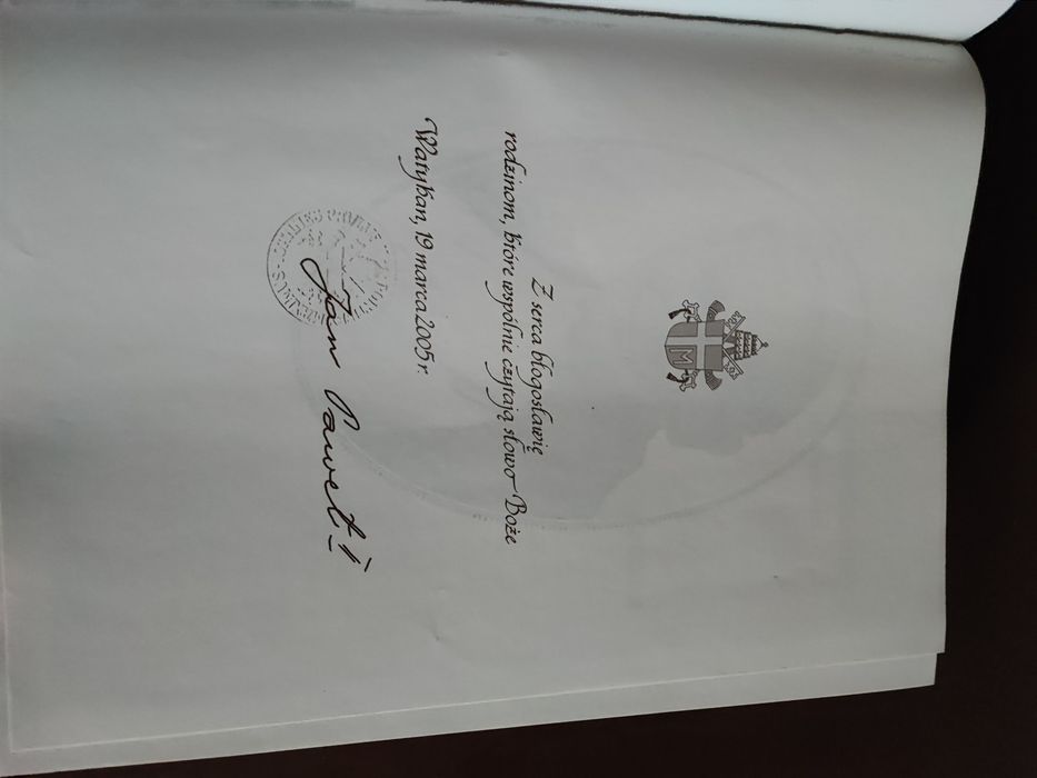 Biblia Jak Paweł Ii nówka na prezent