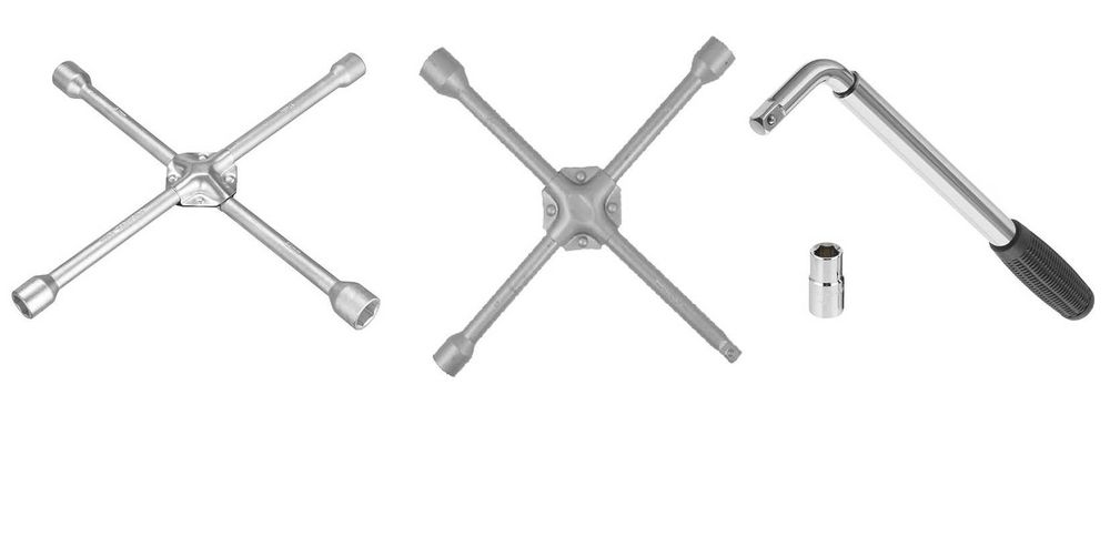 Ключ балоний, балоннік, телескопічний для авто, хрест  16 17, 19, 21мм