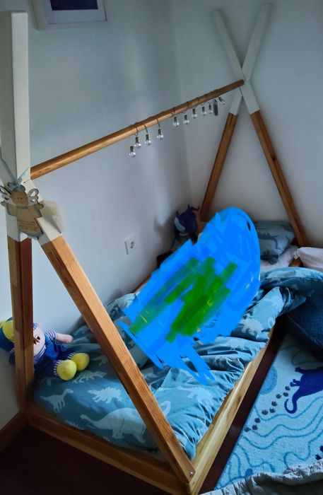 Cama Montessori + colchão e estrado