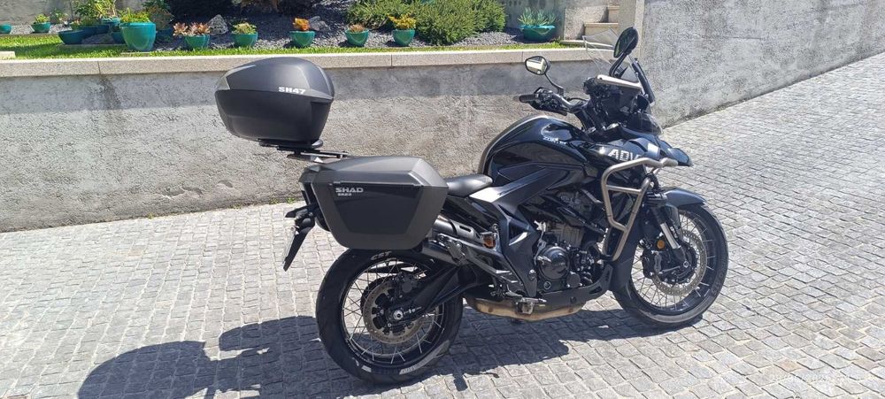 Mota Zontes 350 TX - kit malas faróis de nevoeiro 5565 KM com garantia