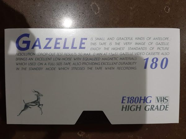Продам новые видеокассеты 180 мин. производства Япония GAZELLE