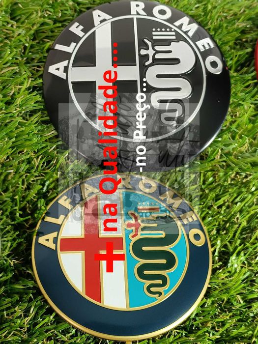 Emblema Símbolo (logótipo) para Alfa Romeu Mala ou capô 74mm